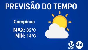 Clima em Campinas terá calor de até 32°C nesta quinta (16)