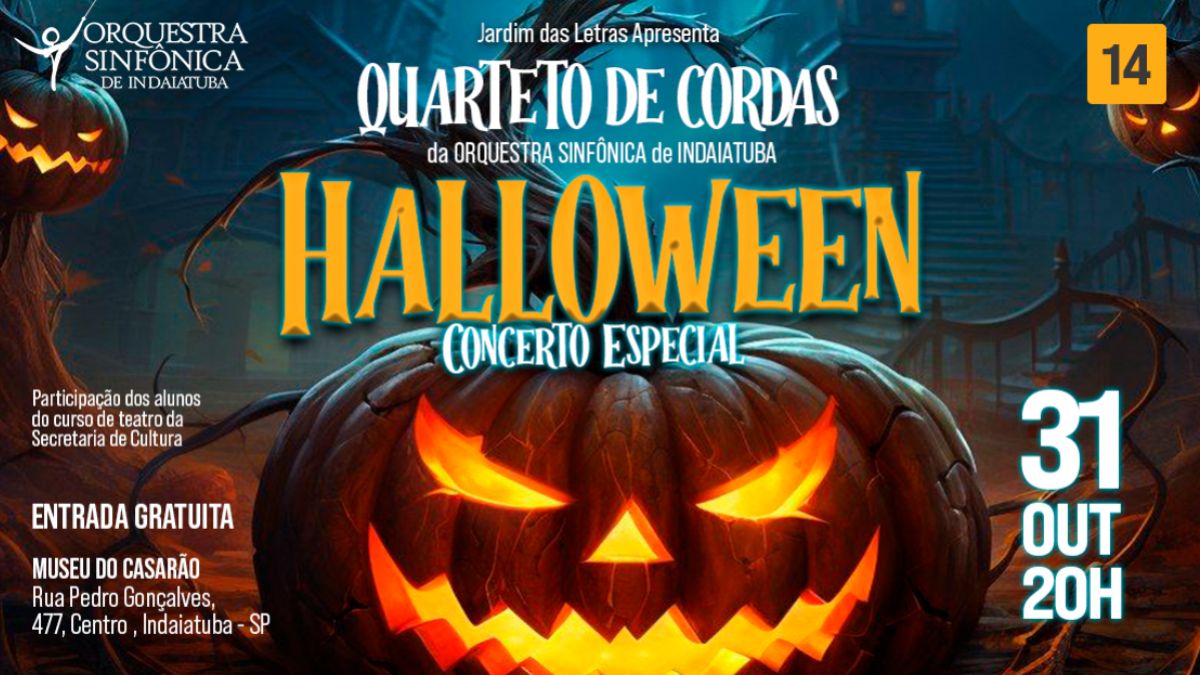 Em clima de Halloween: Orquestra de Indaiatuba terá apresentação especial