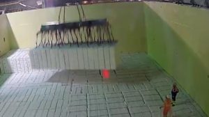 Carga despenca dentro de navio em Santos e assusta trabalhadores; VÍDEO