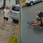 VÍDEO: Adolescente é agredido em Santos após tentar furtar correntinha de idoso