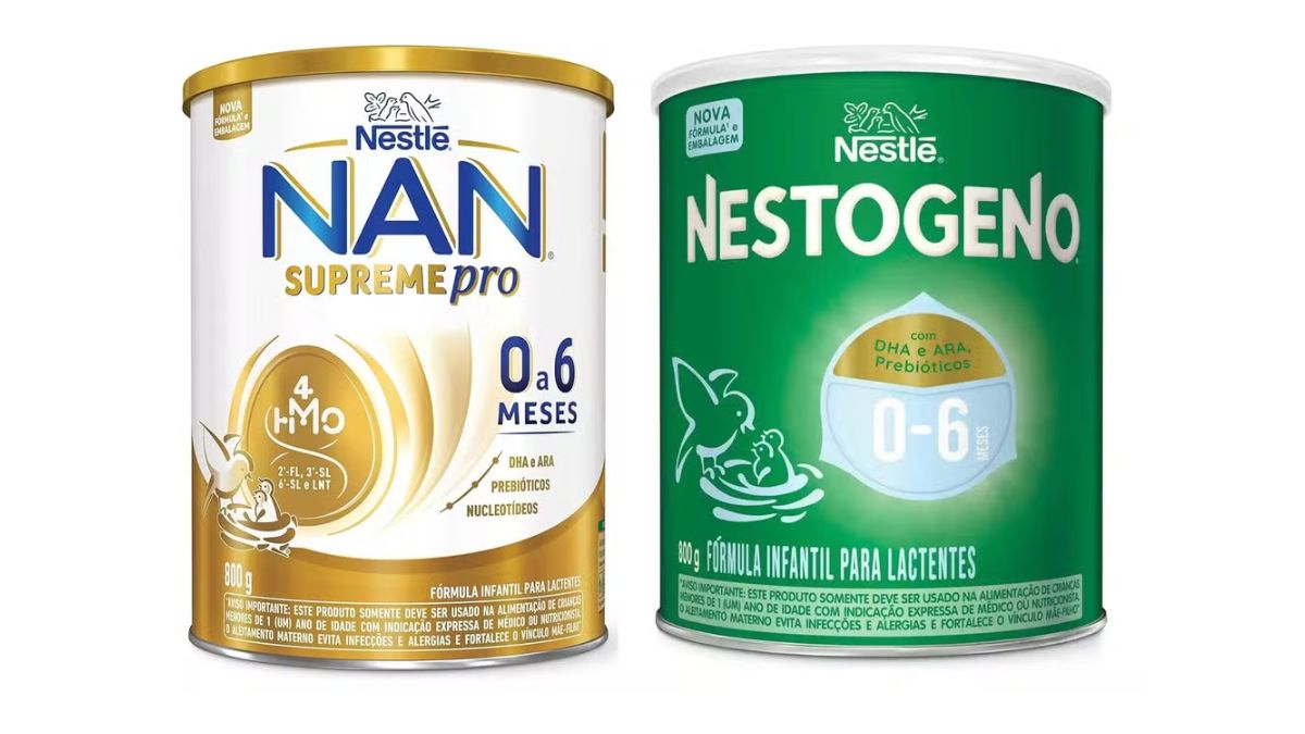 Anvisa proíbe vendas de fórmulas infantis da Nestlé após alerta de contaminação. Foto: Nestlé/Reprodução