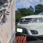 Irmãos gêmeos morrem após colisão entre moto e carro em rodovia do litoral de SP