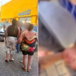 VÍDEO: Mulher grávida é agredida após oferecer lanche para o namorado