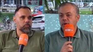 Roberto Malavazi, diretor do Secovi-SP e Lucas Teixeira, diretor da Construtora Macuco no Tudo Pode Verão