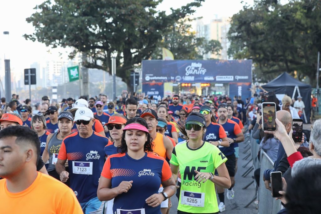 Meia de Santos libera lote exclusivo para percurso de 21 km, nesta quarta-feira (10)