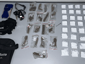 Apreensão de drogas em Bragança Paulista (foto: divulgação)