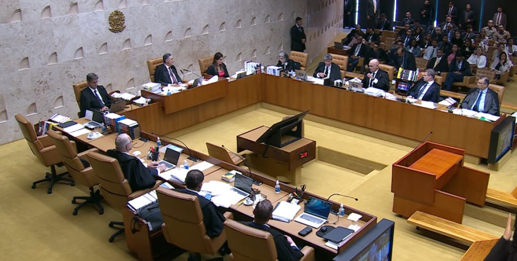 Gilmar Mendes suspende processos aguardando decisão do STF (foto: STF / YouTube)