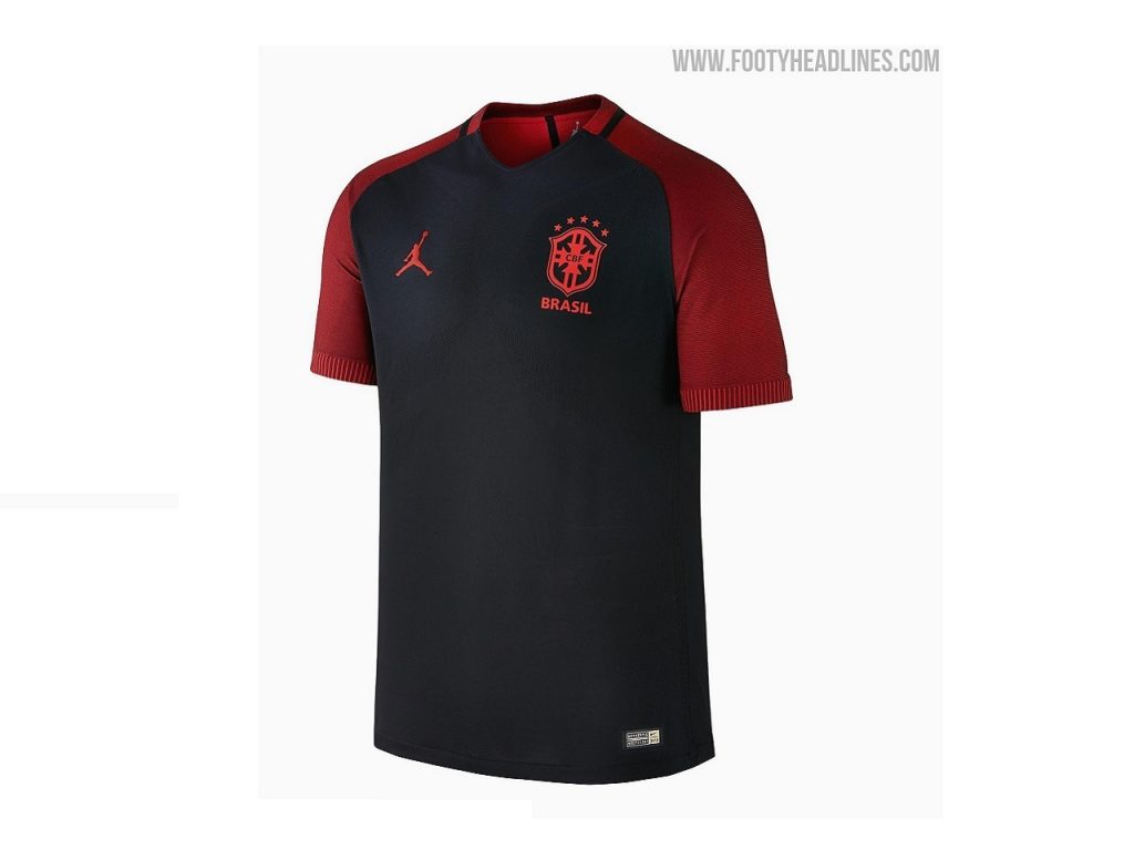 Seleção Brasileira Uniforme Vermelho Footyheadlines Reprodução