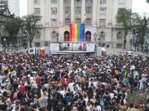 parada lgbt+ de santos