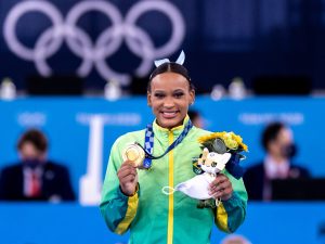 Rebeca Andrade Ginástica Medalha Ouro Míriam Jeske COB