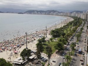 santos praia praias turista turistas visitantes divulgação prefeitura de santos