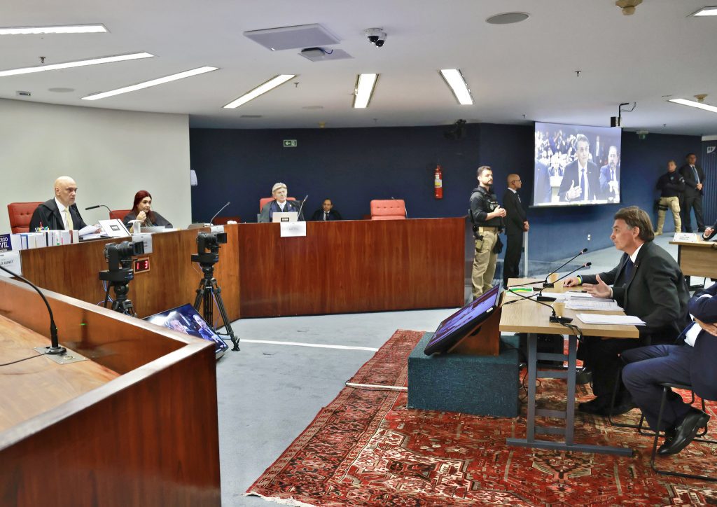 Alexandre de Moraes durante o julgamento de Bolsonaro (Foto: Fellipe Sampaio/STF)
