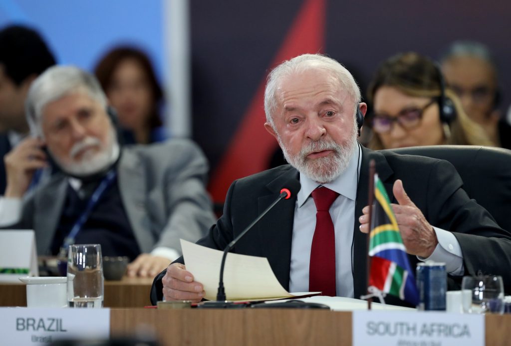 presidente Lula durante a cúpula do Brics (Foto: Diego Herculano/BRICS Brasil)