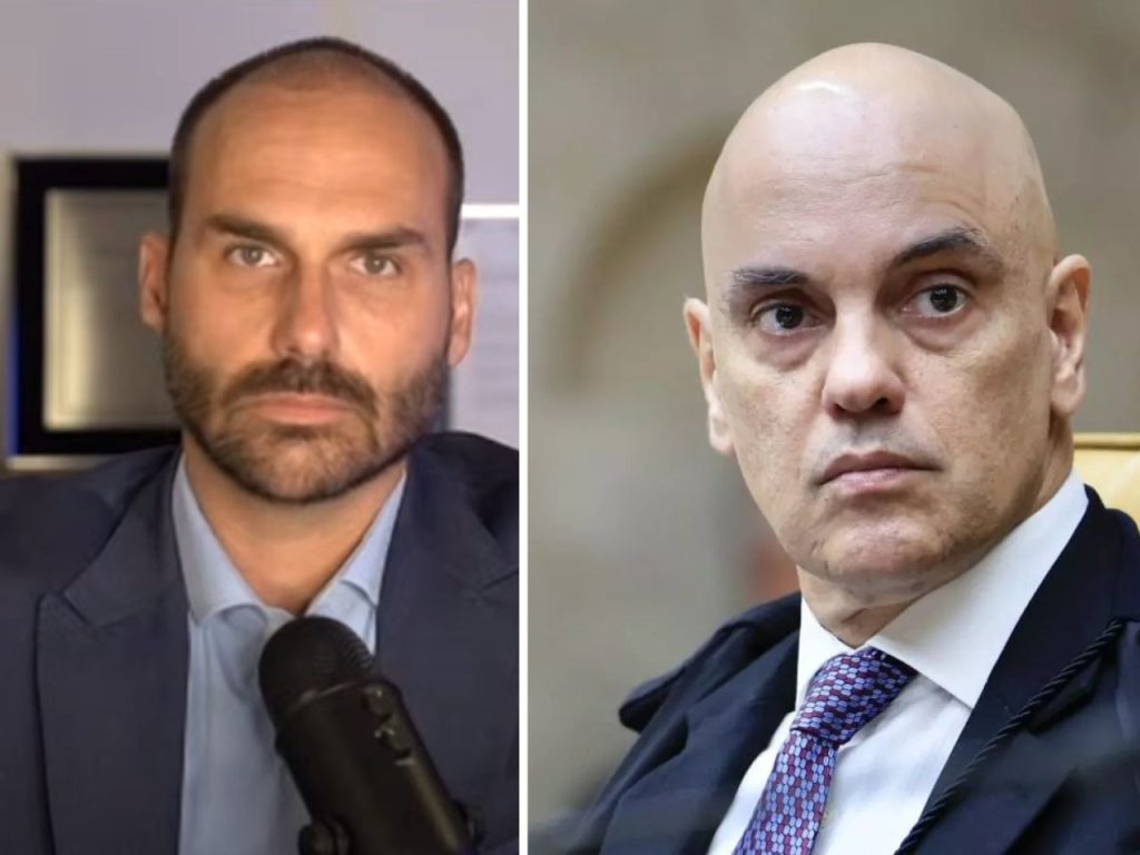 Eduardo Bolsonaro tem conta pix bloqueada (Foto: YouTube / STF - Felipe Sampaio)