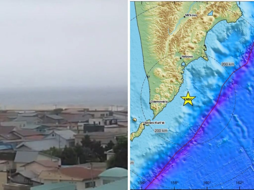 Alarme é soado no Japão; tsunami atinge a costa da Rússia (Foto: Redes sociais / reprodução)