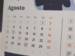 Feriados em agosto