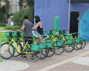 Bike Santos ficará grátis no Dia do Ciclista. Foto: Divulgação/Serttel
