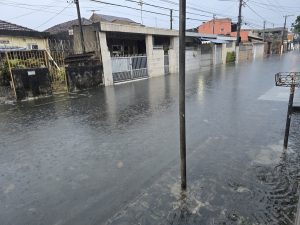 tempestade baixada santista chuva santos