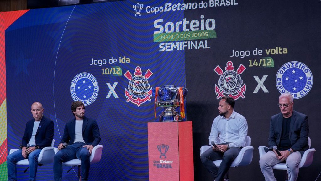 CBF define mandos de campo das semifinais da Copa do Brasil