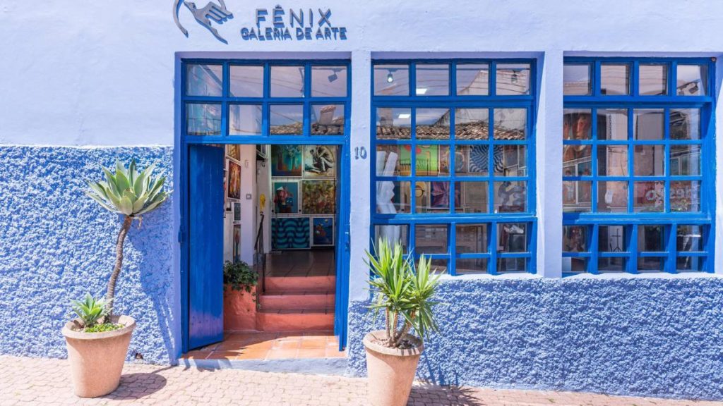 Fachada da Galeria Fênix - Embu das Artes