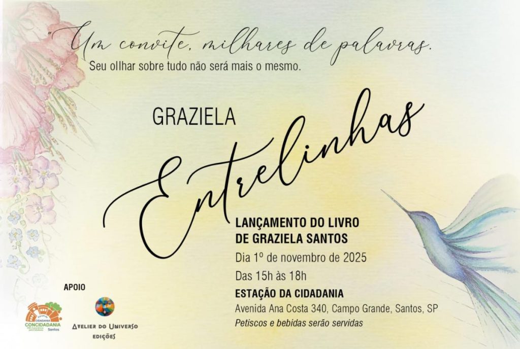 Grazielya Santos lança seu primeiro livro