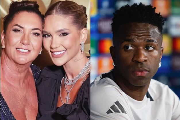 Mãe de Virginia grava vídeo aparentemente embriagada e expõe mãe de Vini Jr.