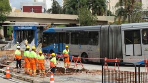 Terminal BRT Mercado passa a operar parcialmente devido às obras do piscinão em Campinas