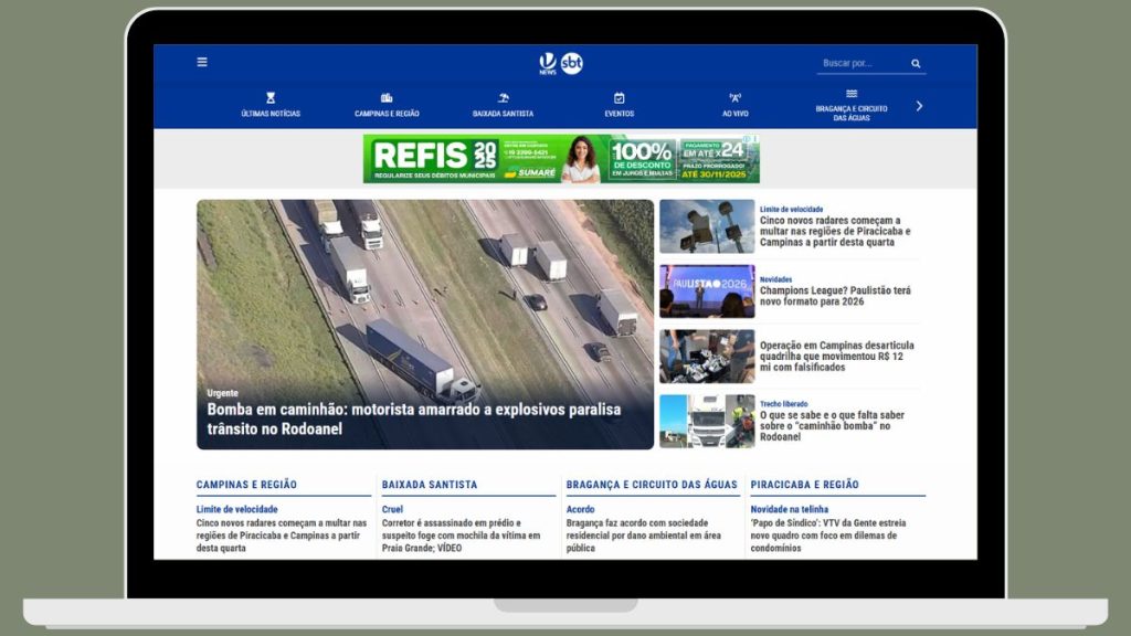 VTV SBT atinge 24 milhões de pessoas nas redes em outubro e consolida liderança digital entre afiliadas
