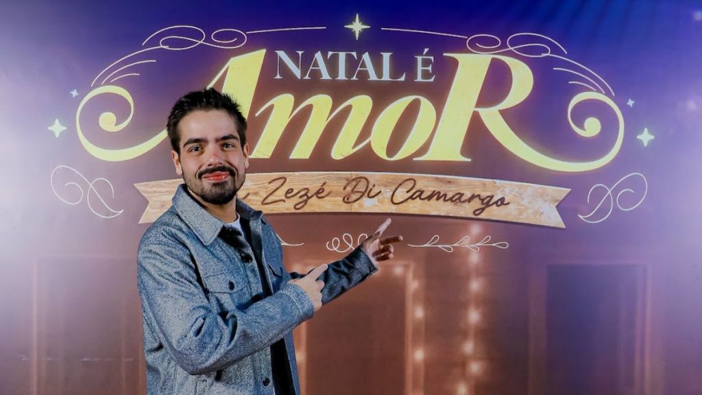 João Silva, filho de Faustão, no estúdio do SBT para a gravação do especial