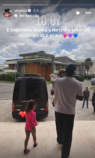 Virginia Instagram com filhos