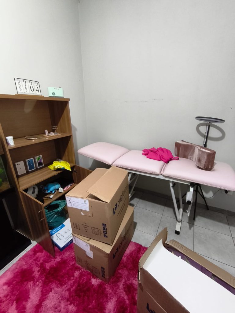 Clinica em que supostamente seria feita a aplicação