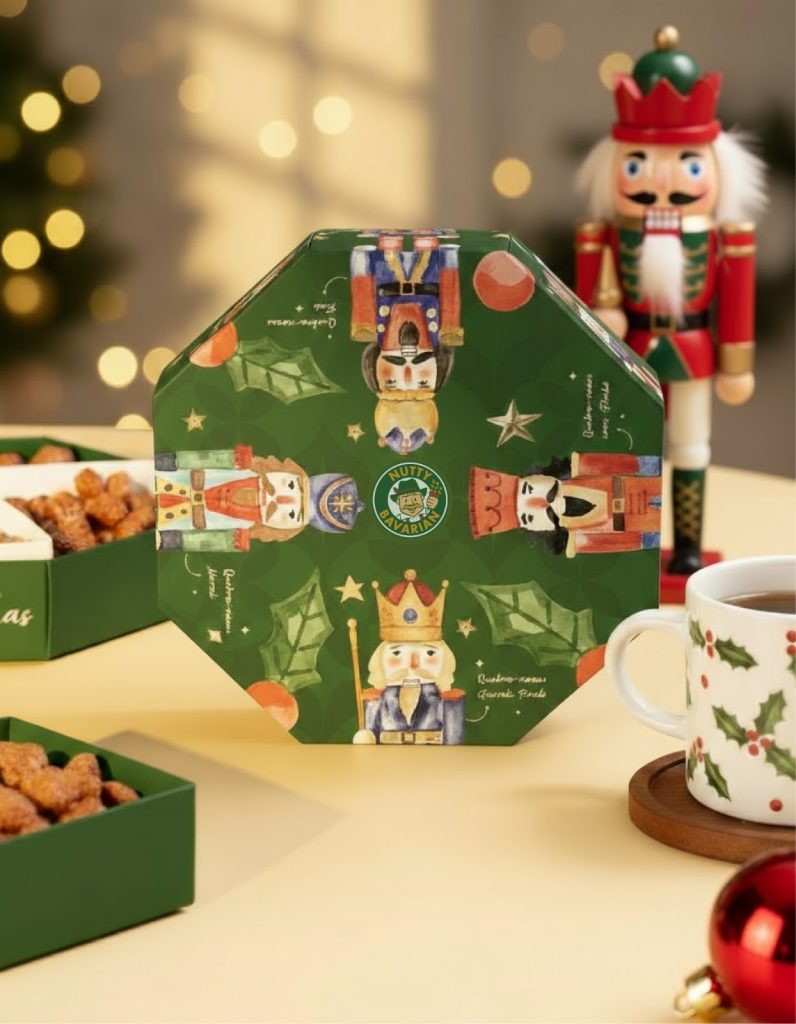 Caixa Oitavada da Nutty Bavarian