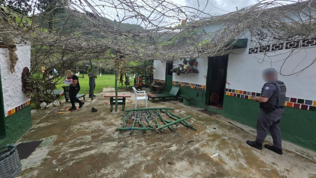 casa onde ocorreu a briga estava coberta de sangue e com sinais de luta corporal