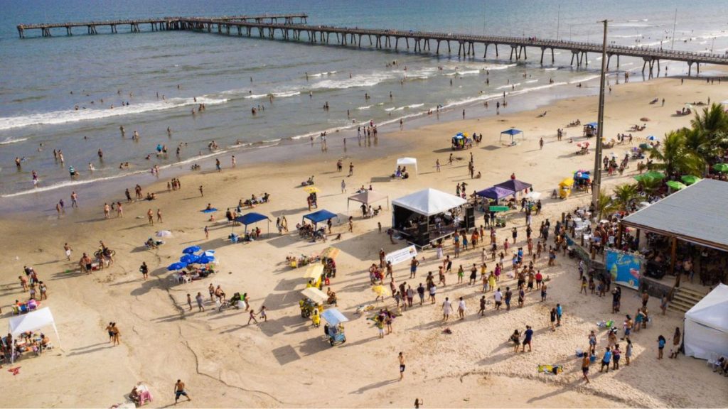 Com mais de 60 mil habitantes, Mongaguá é uma das estâncias balneárias de destaque no litoral de São Paulo