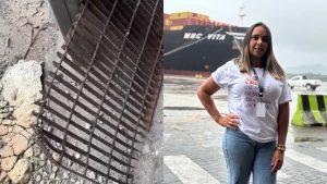 Denise dos Santos Teixeira que morreu em um acidente no Porto de Santos