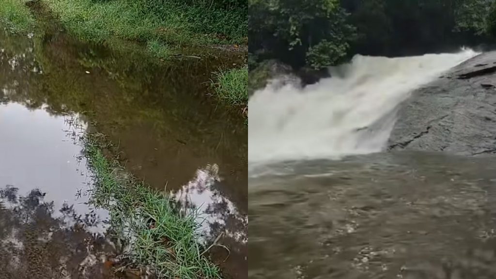 Chuva deve continuar na Baixada Santista nesta segunda-feira (5) - Fotos: redes sociais