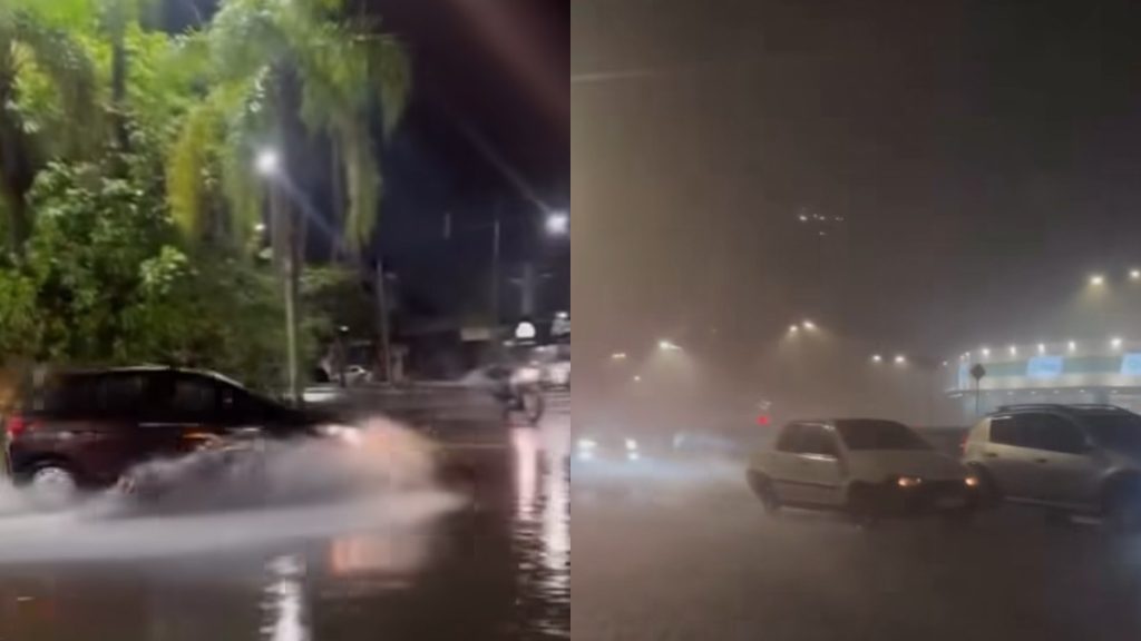 Fortes chuvas atingem Baixada Santista - Foto: redes sociais