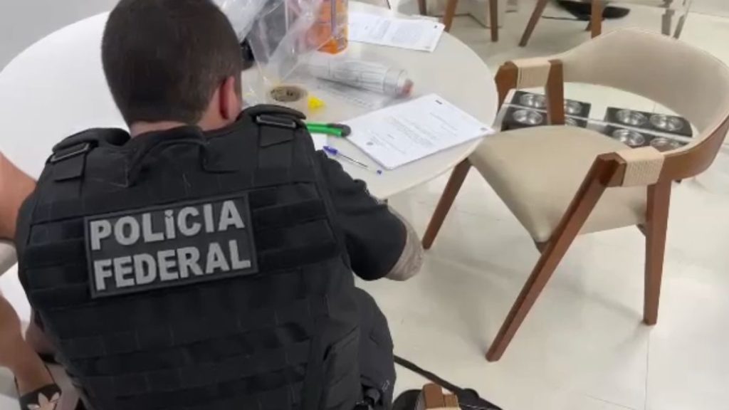 Cédulas falsas apreendidas pela Polícia Federal na Operação Sem Lastro, realizada na Baixada Santista.