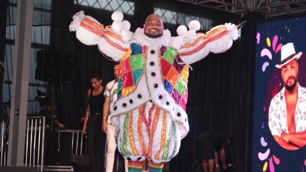 Rei Momo Fábio Sorriso, carnaval de Santos 2026