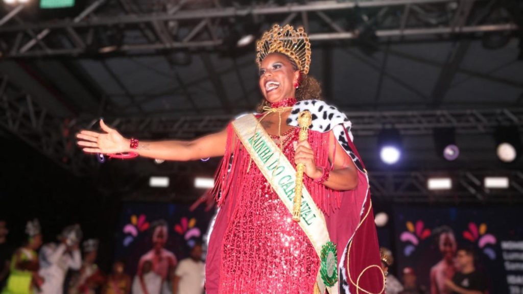 Rainha do Carnaval Lumara Sampaio, carnaval de Santos