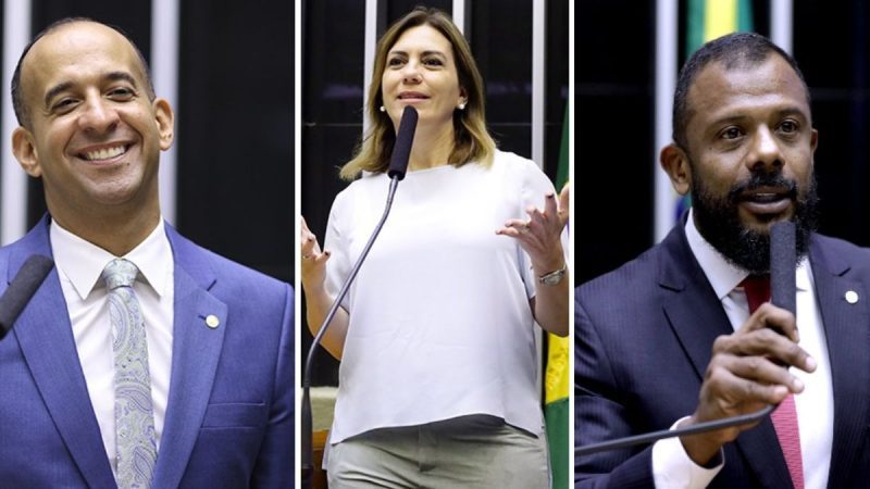 Imagens dos deputados Paulo Alexandre e Rosana Valle em contexto de ranking de desempenho e gastos públicos.