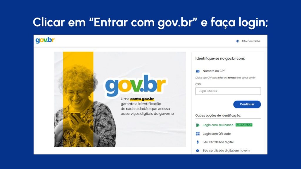 Ilustração detalhada mostrando a primeira etapa do tutorial passo a passo para o Enem 2025 em um computador.