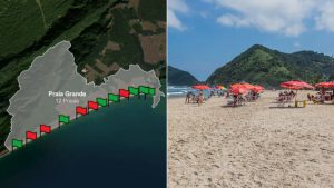 Praia Grande lidera número de praias impróprias na Baixada Santista