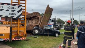 Idoso morre após caminhão perder o freio e causar acidente em Indaiatuba
