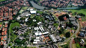 Imagem aérea do campus da Unicamp Foto Antoninho Perri