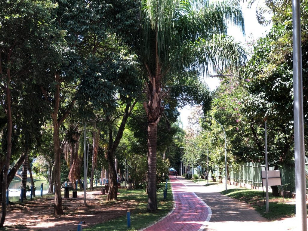 Fachada do OAPE em Hortolândia, um dos parques públicos reabertos pela prefeitura após chuvas.