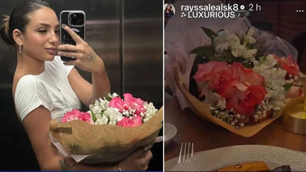 buquê de flores Duda Wilken e Rayssa Leal