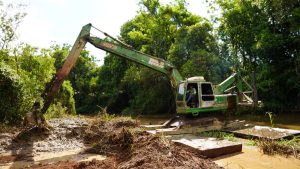 desassoreamento do Rio Atibaia