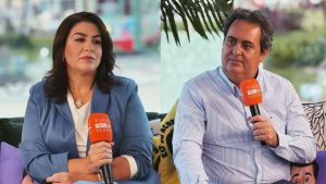 Dr. Marcello Colombo Barboza, Diretor Clínico do Visão Laser e Dra. Bruna Giacomelli, Pediatra NO tUDO pODE vERÃO DE 2026