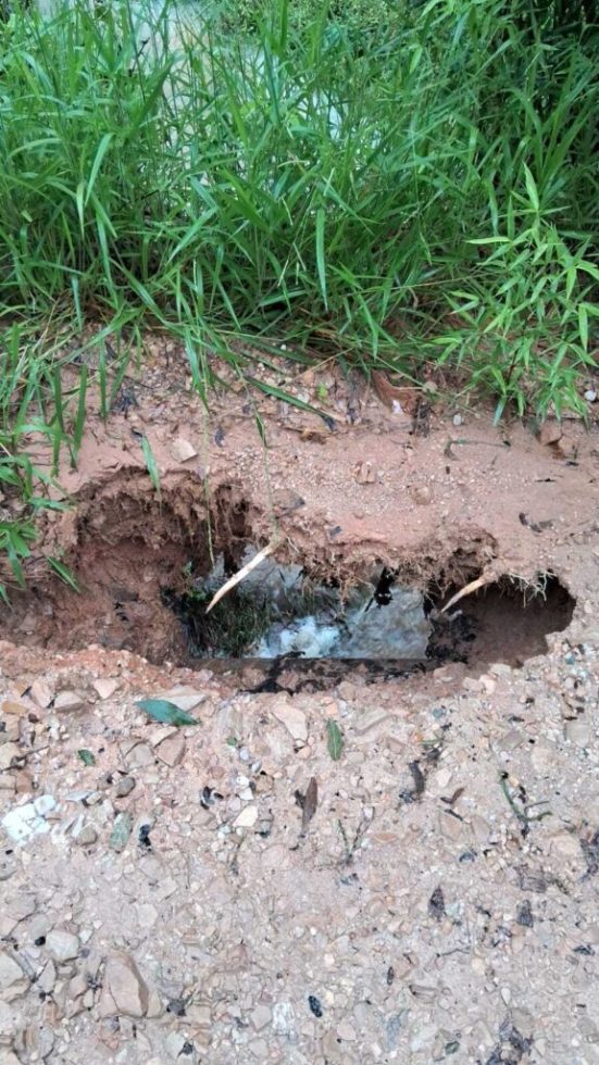 estragos da chuva em amparo
